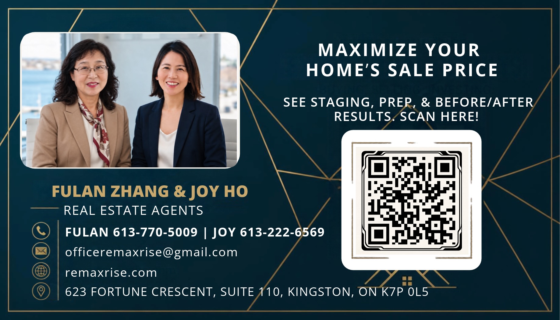 Joy Ho Kingston 金斯顿地产经纪